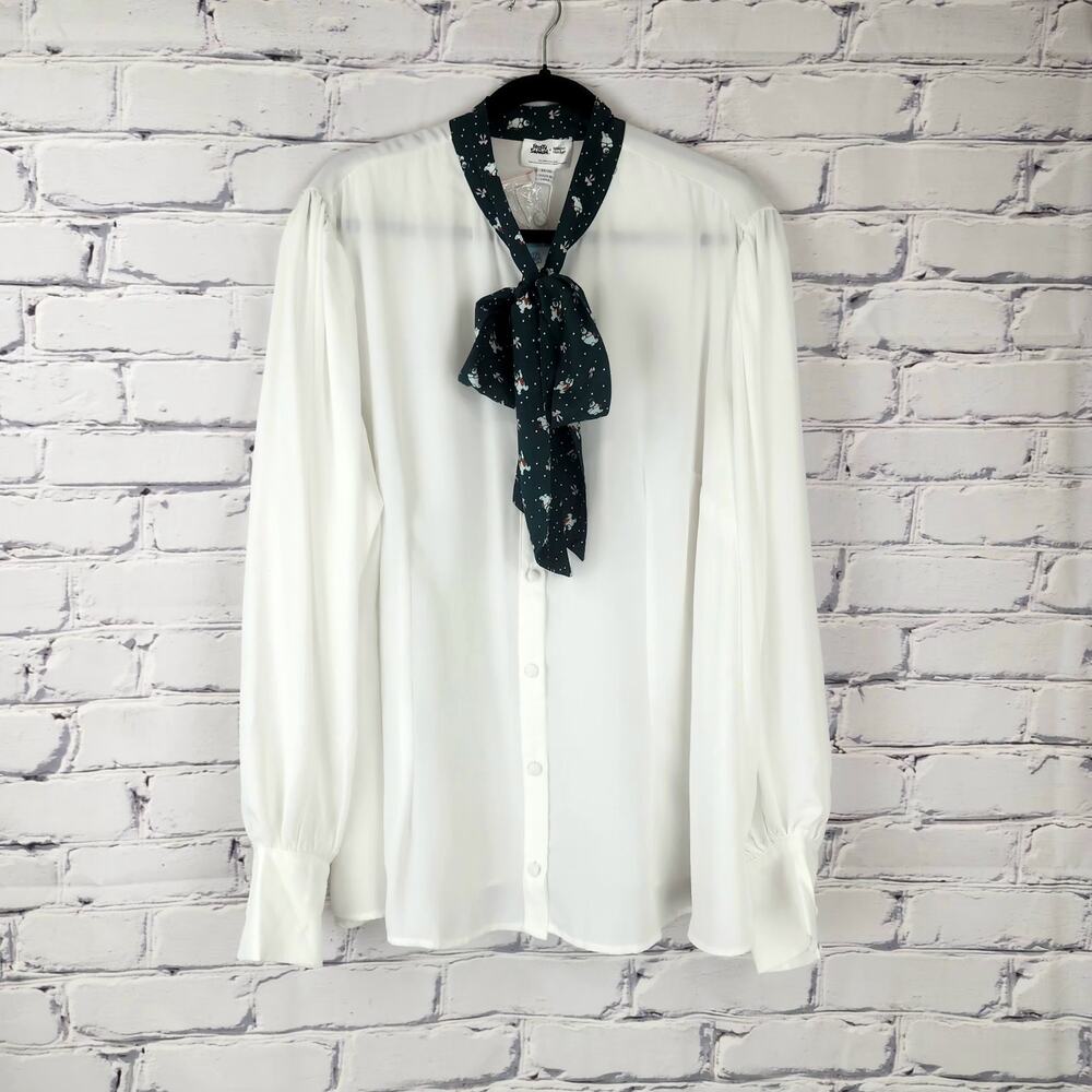Unique Vintage Blouse Frosty the Snowman Womens 3X Christmas Holiday Fun Cartoon